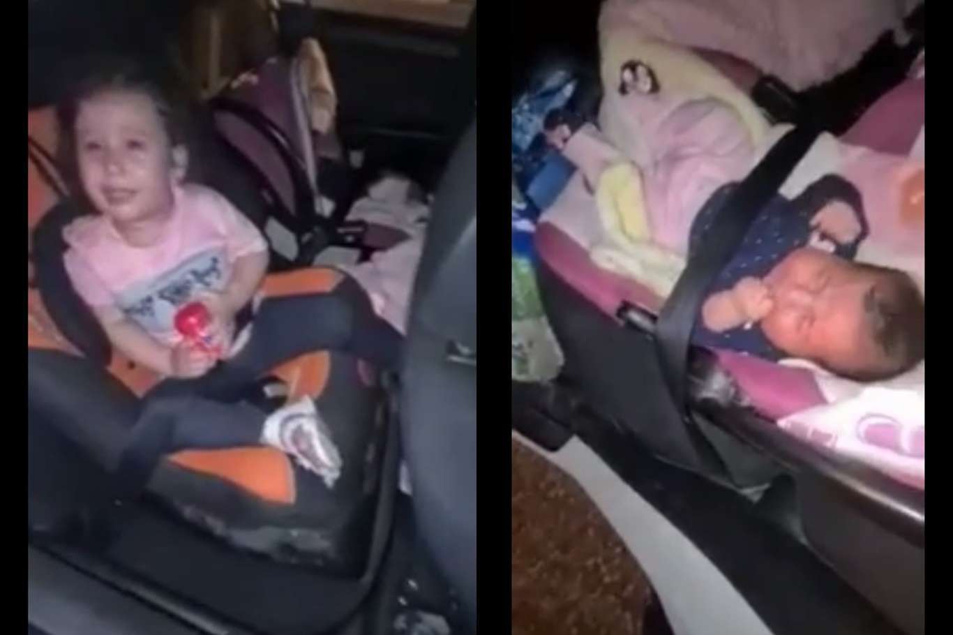 Zionist police leave Palestinian infants in car after arresting parents